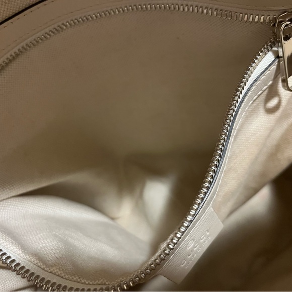 Gucci Ivory Embossed Backpack - Picture 13 of 16